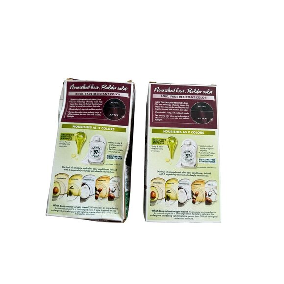 GARNIER NUTRISSE Ultra Color Lot of 2  BR3 Intense Burgundy Hair Color NEW NIB - Picture 3 of 5